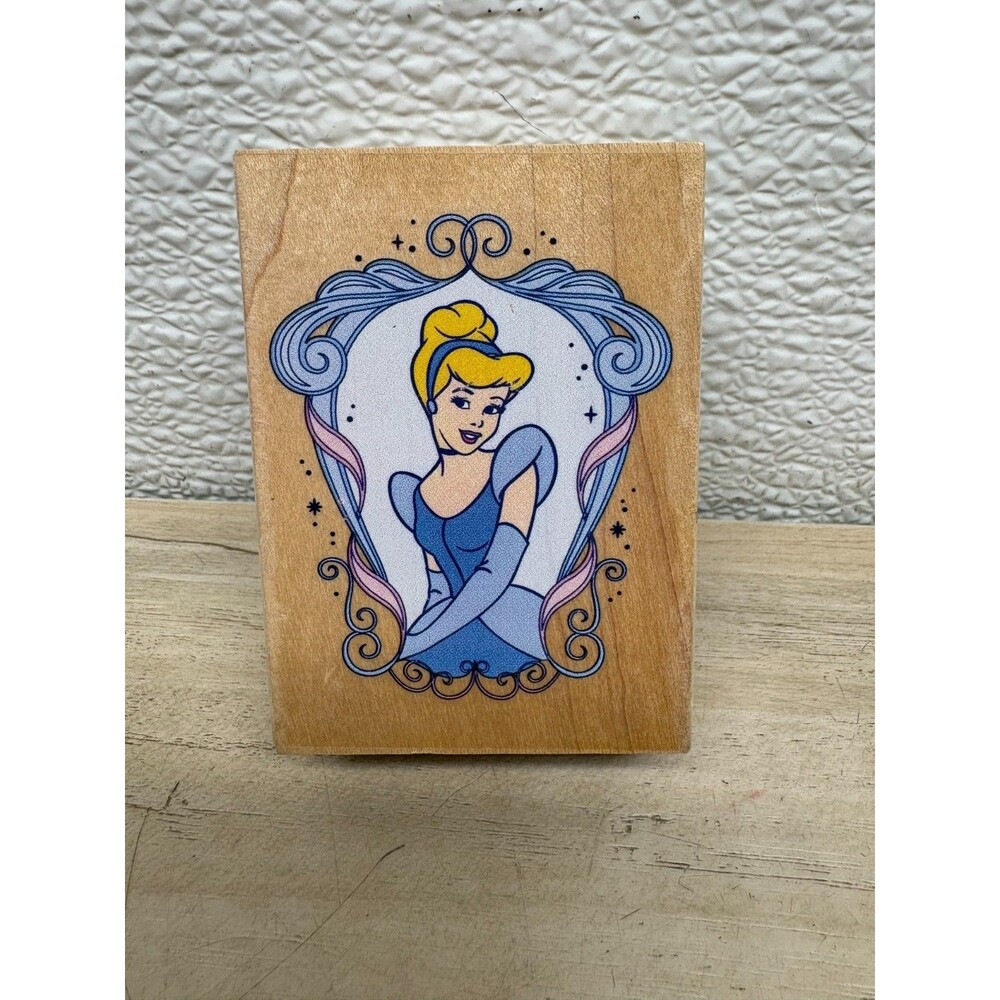 All Night Media Wood Mounted Rubber stamp Cinderella